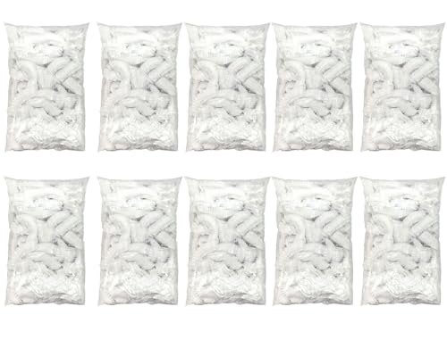 1000 Charlottes Jetables NOVAGO Bonnet de Douche en Plastique pour Restauration et Beauté