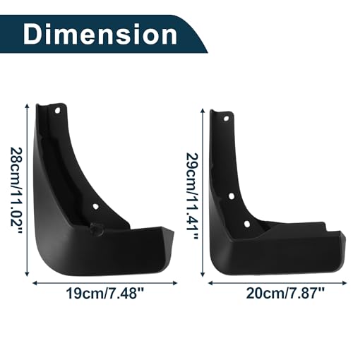 Image of Mud Flaps Splash Guards for Volkswagen Magotan 2023 W /Mount Accessories Mud Guards Front and Rear 1 Set