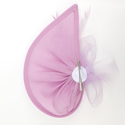 Image of DRESHOW Women Fascinator Hats Tea Party Hat Vintage Pillbox Hat Headband for Cocktail