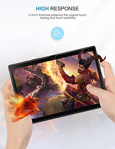 2 stuks Sparin beschermfolie compatibel met Samsung Galaxy Tab A8 10,5 inch, gehard glasfolie voor Galaxy Tab A8 2022, 9H hardheid, met frameinstallatiehulp - Image 6