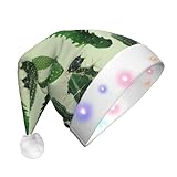 Coordination facile : cactus. Chapeau de Noël LED pour Noël, Halloween, soldes, promotions, cérémonies annuelles, événements communautaires et scolaires, spectacles sur scène, fêtes de vacances, etc., vous permettant de vous transformer en un personnage festif en un rien de temps et avec un minimum d'effort.