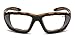 Carhartt Carthage Safety Eyewear with Vented Foam Carriage, Clear Anti-Fog Lens