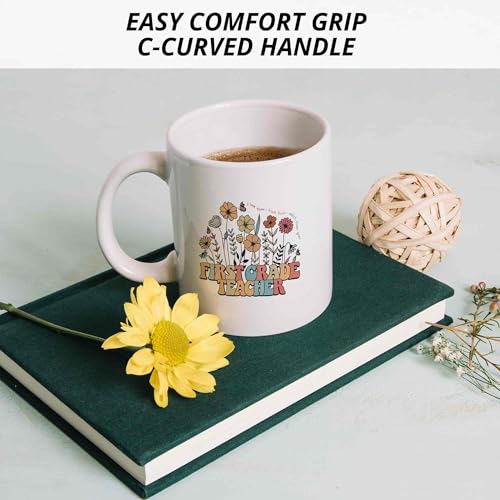 Taza de Cerámica Floral para Maestros 11 Onzas miniatura 6