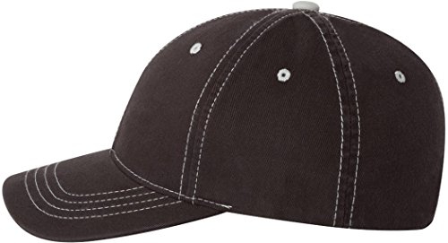 Flexfit 6386 - Contrast Color Stitched Cap Brown/Stone