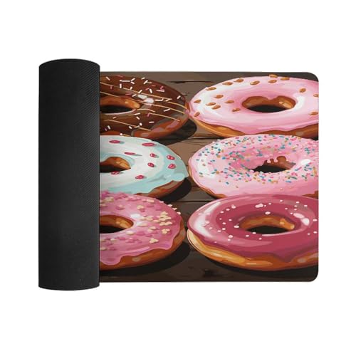 Donuts Desk Mat Non-Slip Large Mouse Pad miniatura 3