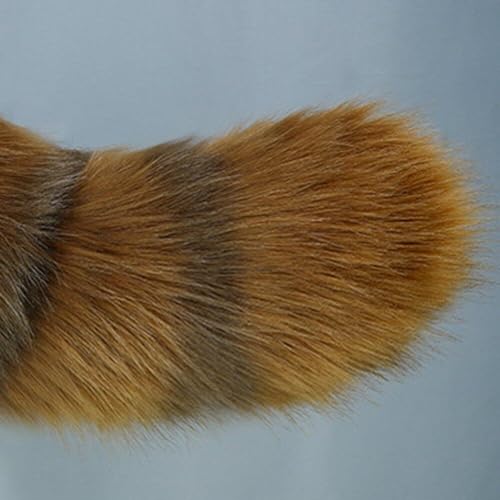 Fausse fourrure haut de gamme pour queue de raton laveur - 4