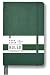 Minimalism Art | Classic Notebook Journal, Size: 5" X 8.3", A5, Green, Ruled/Lined Page, 192 Pages, Hard Cover/Fine PU Leather, Inner Pocket, Quality Paper - 100gsm | Designed in San Francisco