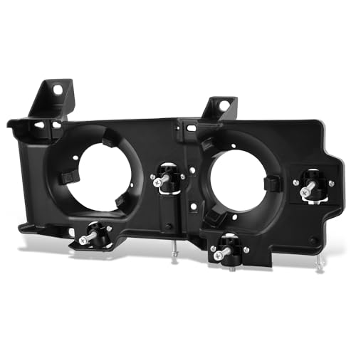 DNA MOTORING Headlight Bracket HeadLamp Mounting Bracket Panel Compatible with 88-89 Chevy GMC C/K 1500 K2500 K3500 w/quad sealed beam headlamps, Left Side, HLBK-0006-L, GM2508101, 16523455