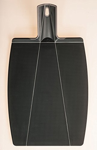 Kochblume Falt-Schneidbrett S mit Klappfunktion | Spülmaschinenfest | BPA-frei | Rutschfest & messerfreundlich | Farbe: anthrazit