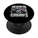 Monster Trucks Bandiera USA Crush Car Monster Truck PopSockets PopGrip Intercambiabile