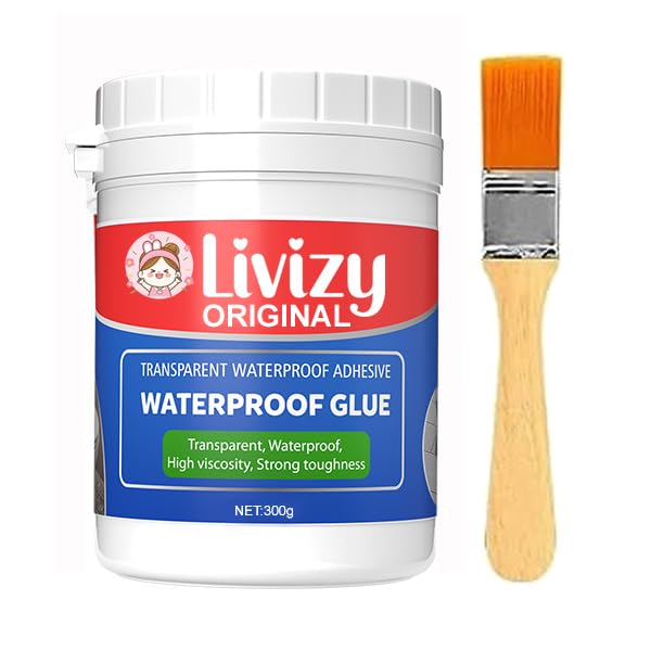 See full amazon price history chart for Livizy Crack Seal Glue, 300g, with Brush, Transparent Waterproof Sealant Adhesive for Roof Leakage, Pipe Wall Tiles (300) Livizy Crack Seal Glue, 300g, with Brush, Transparent Waterproof Sealant Adhesive for Roof Leakage, Pipe Wall Tiles (300) (B0D6M824KR) Amazon Price History, Amazon Price Tracker