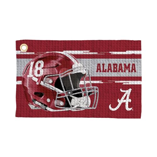 Northwest Alabama Crimson Tide NCAA Light Up Waffle Fan Towel 16 x 25 Inches