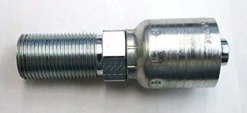 HF 1JB43-10-08 - Parker 1JB43-10-8 Fitting 1/2'' Hose X 5/8'' Male Seal-Lok - Bulkhead without Locknut - (Forseal/O-Ring Face)