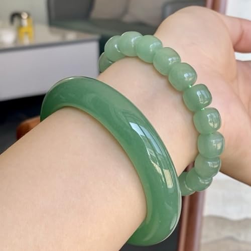 Bracelet véritables bracelet de jade vert contre le stress - 4