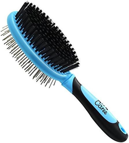 IB SOUND Dog Brush - Dog Brushes with Dual 2-in-1 Pin Pet Grooming Brush for Dog or Cat