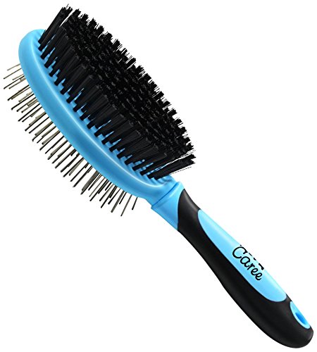 IB SOUND Dog Brush - Dog Brushes with Dual 2-in-1 Pin Pet Grooming Brush for Dog or Cat