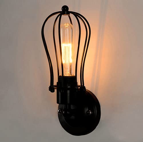 Lámpara de pared de alta transmisión de luz con diseño retro calado E27