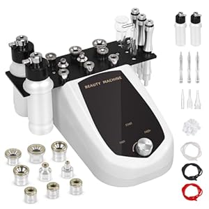 Diamond Mic – ro_Der ma + brasion Machine, Titoe Facial Skin Care Salon Equipment w/Vacuum & Spray (Strong Suction Power: 65-68cmhg)