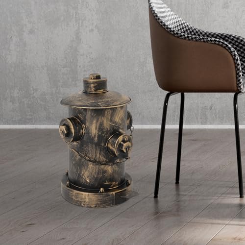 Caneca de basura retro con pedal 2.5L color bronce miniatura 4