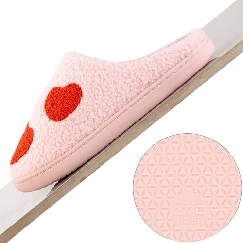 Image of LNERIP Slippers Winter Womens Mens Fluffy Plush Slippers Animals Cute Cartoon House Slippers Cuddly Warm Shoes Indoor Outdoor Girls Women