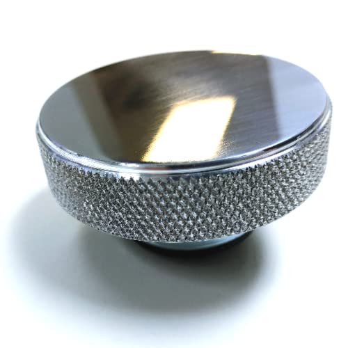 Hot Rod Polished Billet Aluminum Round 16 Lb Radiator Cap #TOP15