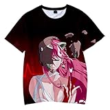 GO2COSY Anime Elfen Lied T-Shirt Tops Tee Short Sleeve Cosplay Costume