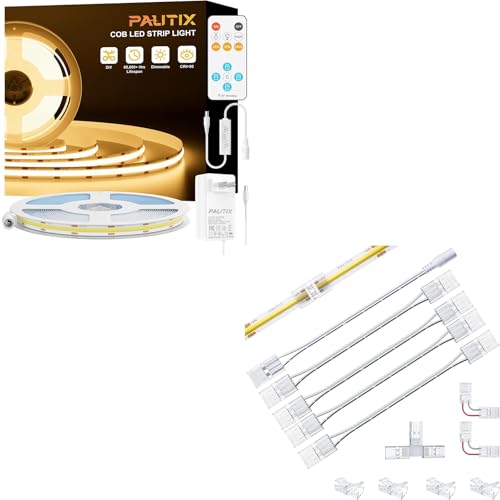 Tira de LED COB PAUTIX 5m Blanco cálido 2700K regulable miniatura 1
