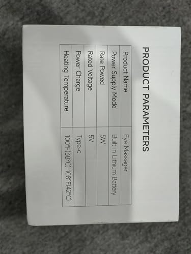 prabensei Massageador de Olhos, Máscara de Olhos Recarregável com Compressão E Música, Máscara de So