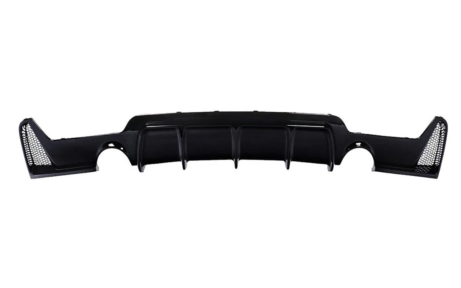 MpTuned BMW F32 F33 F36 Diffusor schwarz glänzend für BMW 4er 2014–2019 435i, 440i, 435d, 440d, Heckdiffusor