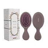 RHOS Mini Travel Hair Brush for Women/Men/Kids - Pocket Detangler Brush for Wet and Dry Hair - Trave