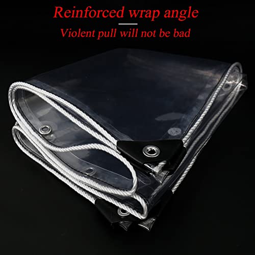 Cubierta a prueba de viento exterior con lona impermeable transparente PVC 6