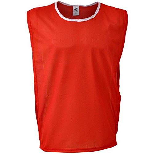 Colete Esportivo de Futebol - Cor Vermelho - Kanga Sport