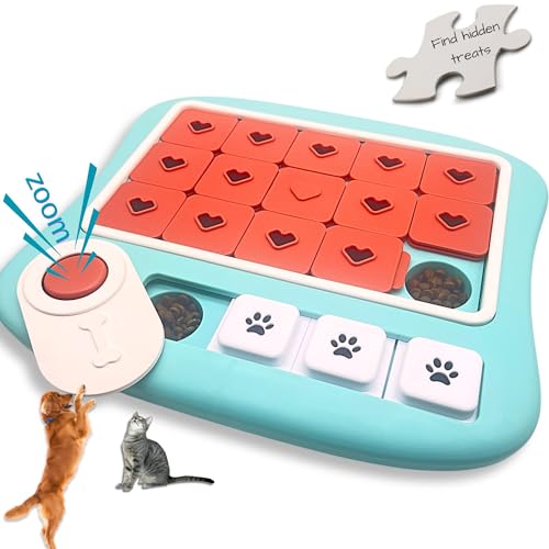 Dog Puzzles for Smart Dogs,Level 3 Interactive Dog Treat Puzzle f...