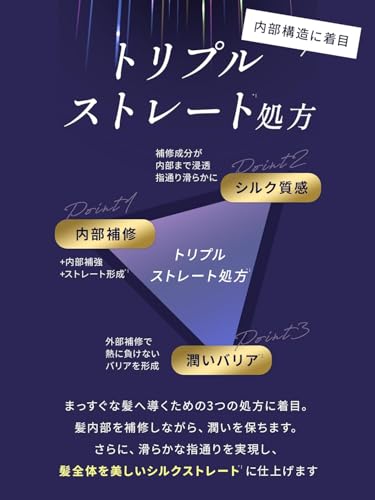 【山下智久 さん アンバサダー】Straine ストレイン シャンプー トリートメント セット オイルパウチ付き ホワイトブロッサムの香り ストレート うねり髪 アミノ酸 シャンプー