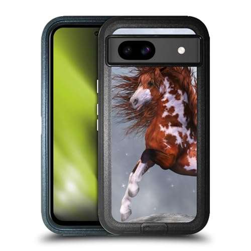 Étui Pixel 8a Simone Gatterwe chevaux sauvage pour passionnés de nature