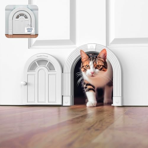 No-Flap Interior Cat Door for Pets Up to 20 lbs