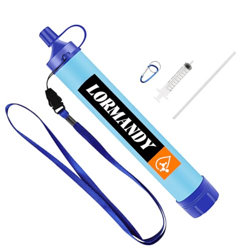 LifeStraw Personal Water Filter Personal Water Filter, Straw Water Purifier System, Outdoor Portable Water Filter Straw, Emergency...