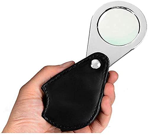Amazon.co.jp: 虫眼鏡虫眼鏡ルーペ折りたたみ 10X ガラスジュエリー 