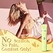 Risina Womens Razors for Shaving - Wet/Dry 2-in-1 Beauty Dermave Bikini Shaver with Body&Facial Hair Heads, Cordless IPX7 Waterproof Trimmer for Pubic Hair&Sensitive Skin, Tiktok Trend Items (Yellow)