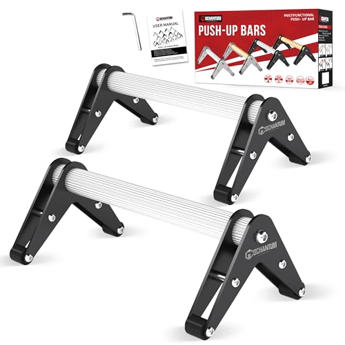 Push Up Bar – Heavy-Duty Stainless Steel Pushup Stands with Non-Slip Base, 660LB Capacity, Portable Home Gym Equipment for Strength Training & Floor Workout