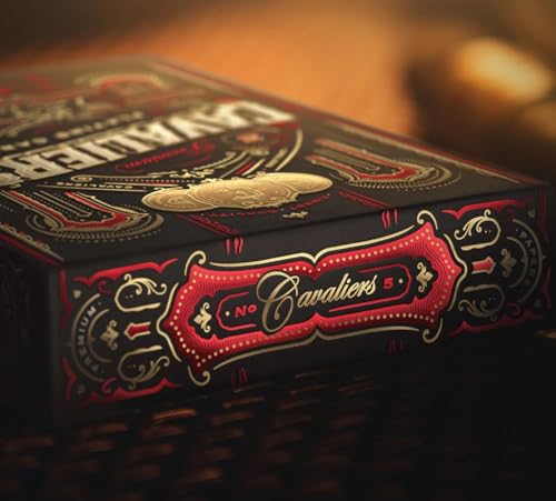 Baraja de cartas de póker Cavaliers lujo diseño exclusivo miniatura 2