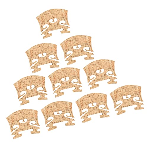 KERREY 10 Uds./1 Juego De Madera De Arce Seleccionada con Buena Mancha para Piezas De Violín De Tamaño Completo 4/4, Accesorios No Ajustados Kit acesorios violín Cover