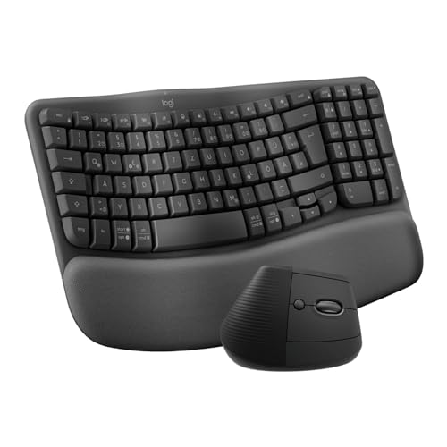 Logitech Wave Keys and Lift Combo Ensemble clavier et sans fil Bluetooth LE 2.4 GHz QWERTZ Allemand - vue 6