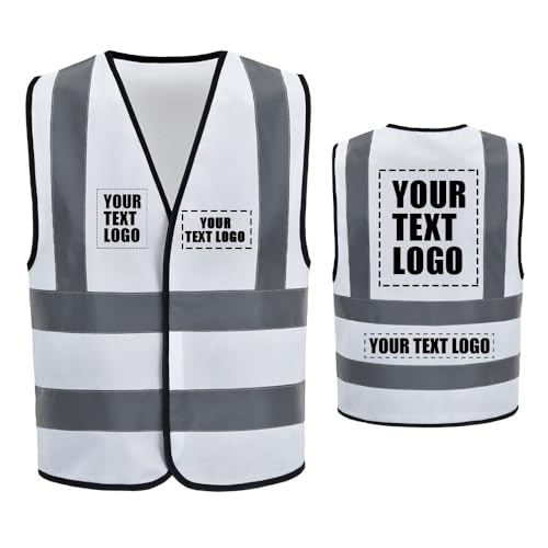 Image of AYKRM 12 colour High visibility viz vest hi vis viz reflective work construction safety vest (XS-8XL)