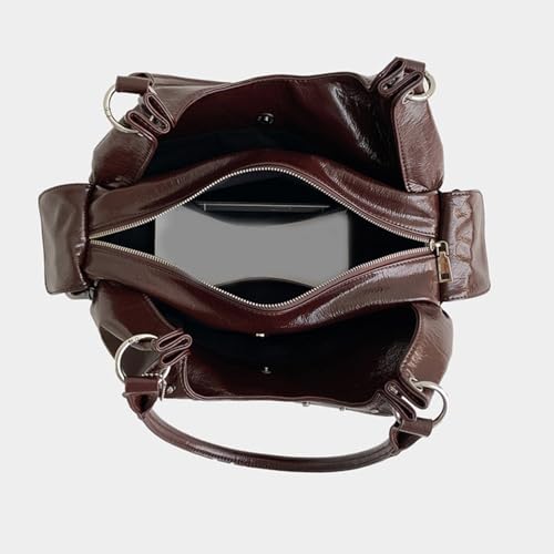 Sac à main en cuir PU résistant à l'eau, design rétro chic de qualité