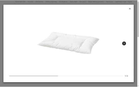 Ikea Len Bebek Yast  Beyaz 35X55 Cm