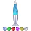 Vanful Glitter Color Changing Motion Lamp Perfect Christmas Thanksgiving Day Present for Adults and Kids LED Glitter Lamps with Rocket Feature for Cool Room Decor as Night Light