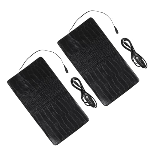 Happyyami 2 Uds 3 Calentador para Mascotas para Colchones Eléctrica Cama para Animales Mantas Eléctricas Colchones Calentador Colchón PU Cuero