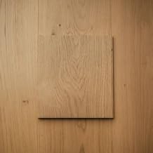 Flooret 12 Cut Sample Provence Natural Hardwood Plank Flooring | Professional Glue or Nail Installation, Real Wood Wear Layer, and Refinishable | Umbria 10"