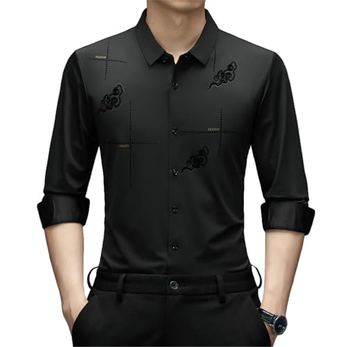 Chemise manches longues homme tendance printemps pour le bureau et les sorties